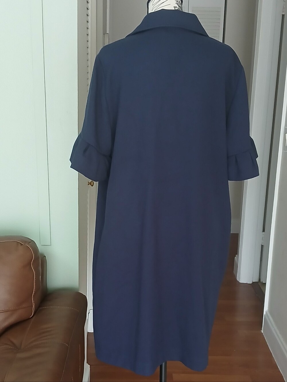 Tuckernuck Crepe Massey Shirt Dress XL - Picture 6 of 9